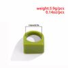 Korean Punk Candy Color Chunky Marbling Solid Color Resin Rings Finger Rings Fashion Jewelry Thumb Rings