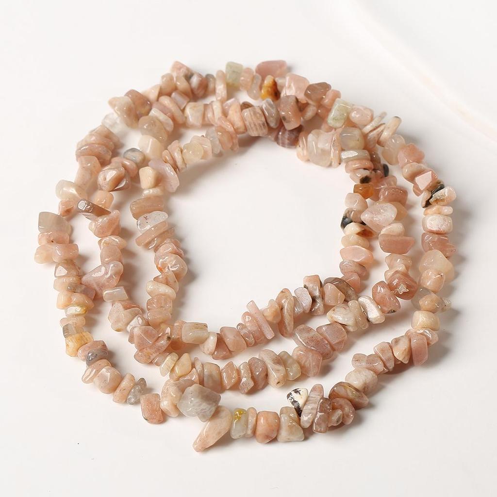 Ожерелье из натурального аметиста, 80 см - Полированные, Неправильные полоски для изготовления украшений и браслетов своими руками