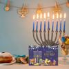 Celebrate 5Set Hanukkah Holiday Greeting Cards Religious Designs with Glitter and Envelopes