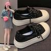 Women's Shoes 2025 Spring and Summer Breathable New Mesh Mesh Shoes Thick-soled One-pedal Fly-woven Shoes Thin Biscuits Canvas Shoes