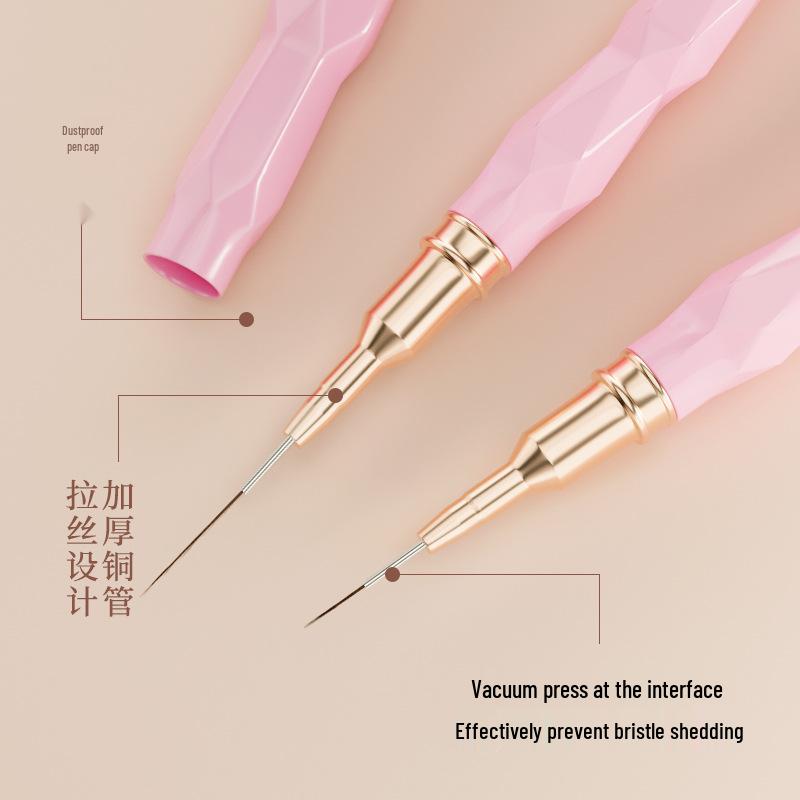 Cross-border Nail Art Brush Set: Line Drawing, Carving, Flower, Hook Line Tool