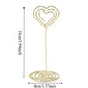 10Pcs Gold /Rose Gold Table Number Stands Heart Shape Name Card Holder  Wedding Party