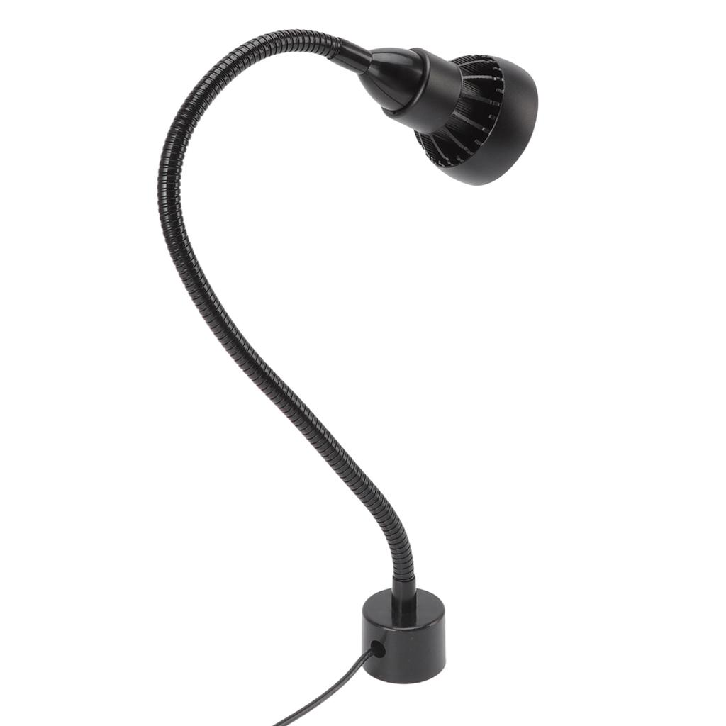 White Light Machine Tools Light 9W Flexible Gooseneck LED Work Lamp with Magnetic Base for Lathe
