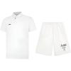 Simple Comfortable Quick-Drying Breathable Short Sleeve Polo Shirt And Mid-Waist Shorts Casual Sports Set Unisex Sets APLV133-1+AKST593-7