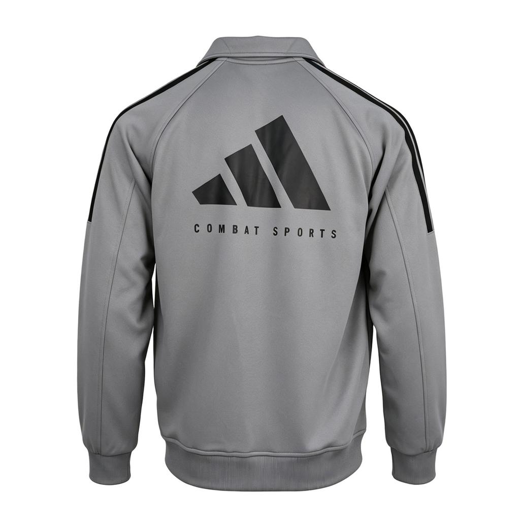 adidas Куртки Унисекс Серый/Черный Воротник-стойка Умеренная TR30JR3CS-GYB