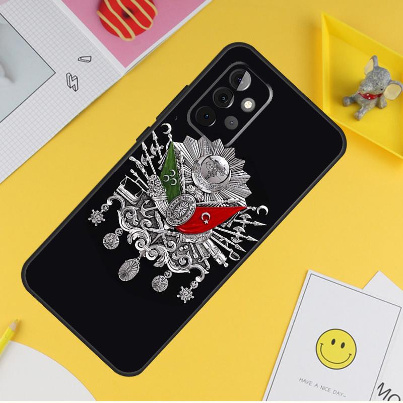 Герб Османской империи для Samsung Galaxy A14 A34 A54 A12 A32 A52 A51 A71 A53 A33 A13 A15 A25 A35 A55 чехол для телефона