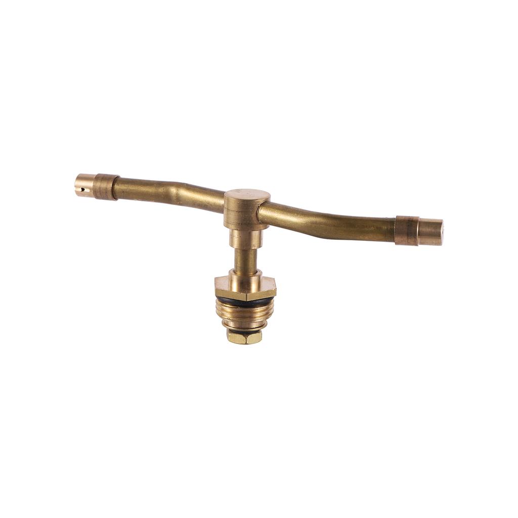 1/2 Inch 2/3/4 Arm Rotating Brass Nozzle Garden Lawn Irrigation Watering Nozzle Automatic Rotating Atomizing Watering Tool