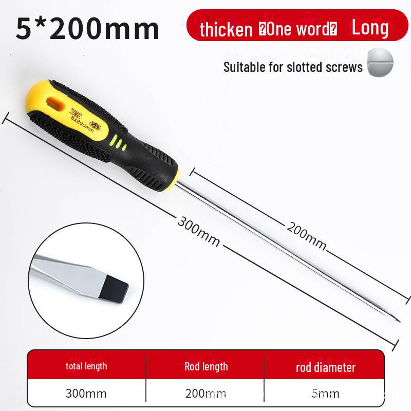 Industrial-Grade Magnetic Multifunction Screwdriver for Household Repairs