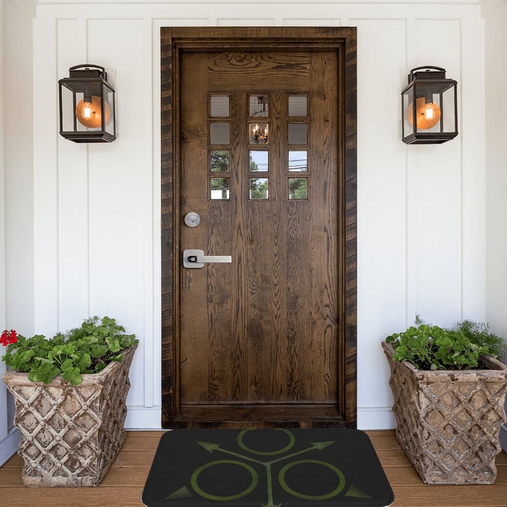 1PC Windmill Pattern Kitchen Rug Non-Slip Door Mat Pop design Bathroom Rug Bath Mat Carpet for Home Sink Laundry Decoreeree