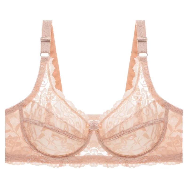 Кружевной бюстгальтер, короткий сексуальный бесшовный бюстгальтер, прозрачный беспроводной бюстгальтер, нижнее белье для женщин, нижнее белье