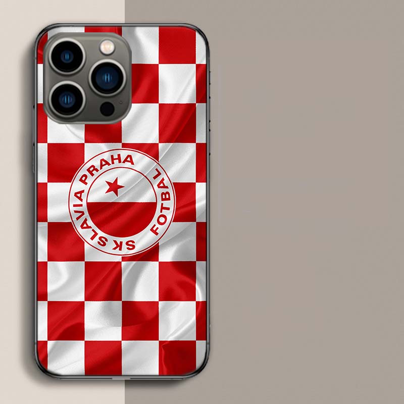 Чехол для телефона SK Slavia Praha Чехия для Apple iPhone 16E 16 17 Pro Max Air 15 Pro 14 Plus 12 13 Mini Милый Fu