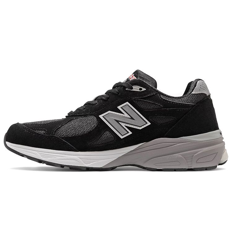 New Balance 990v3 Сделано в США Черные кроссовки унисекс Серо-белые M990BS3