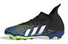 adidas PREDATOR Нескользящие Футбольные Бутсы Средней Высоты для Детей Черно-Сине-Зеленые Детские FY0621