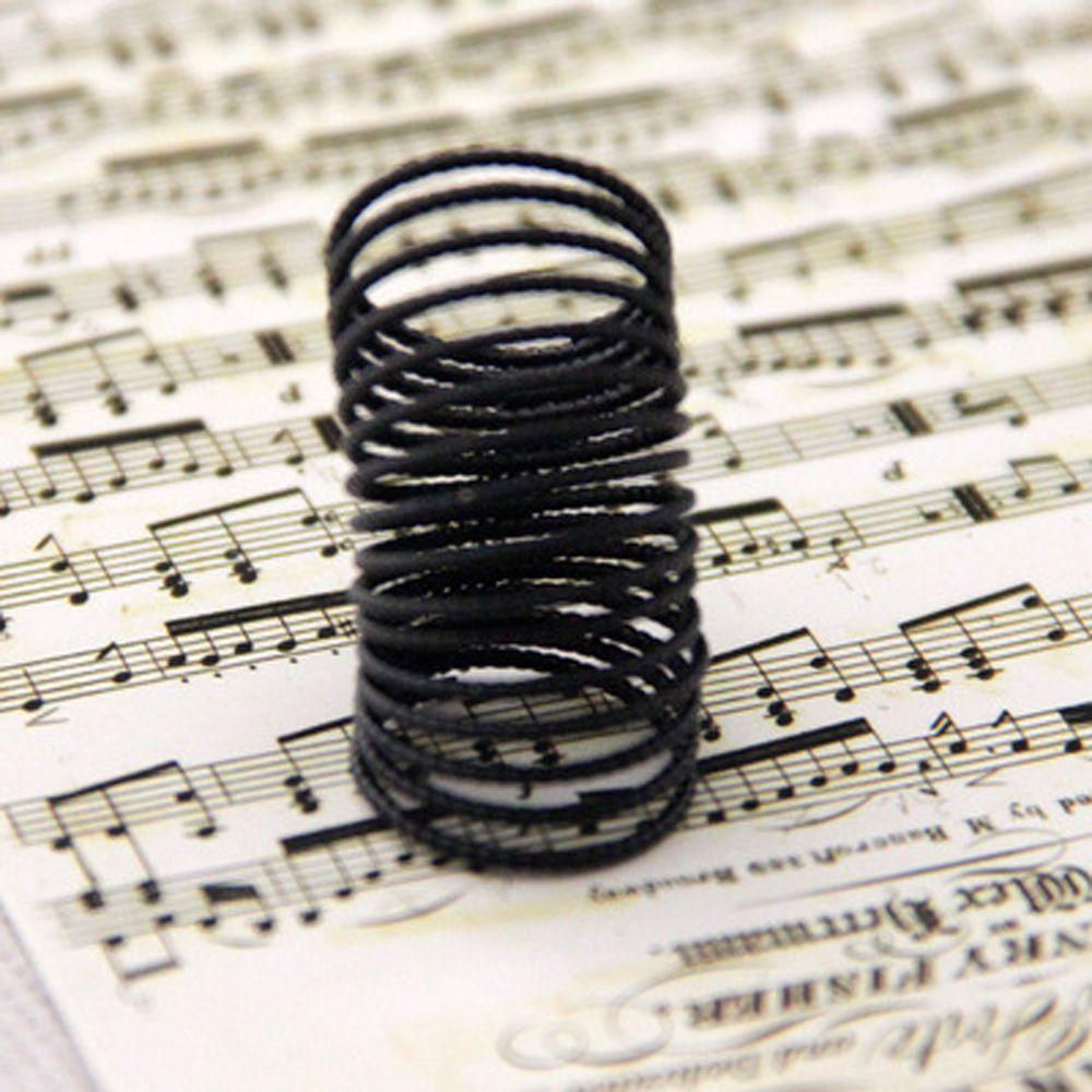 Men Couple Threaded Spring Ring Finger Buckle Korean Style Finger Ring Women Jewelry Accessories