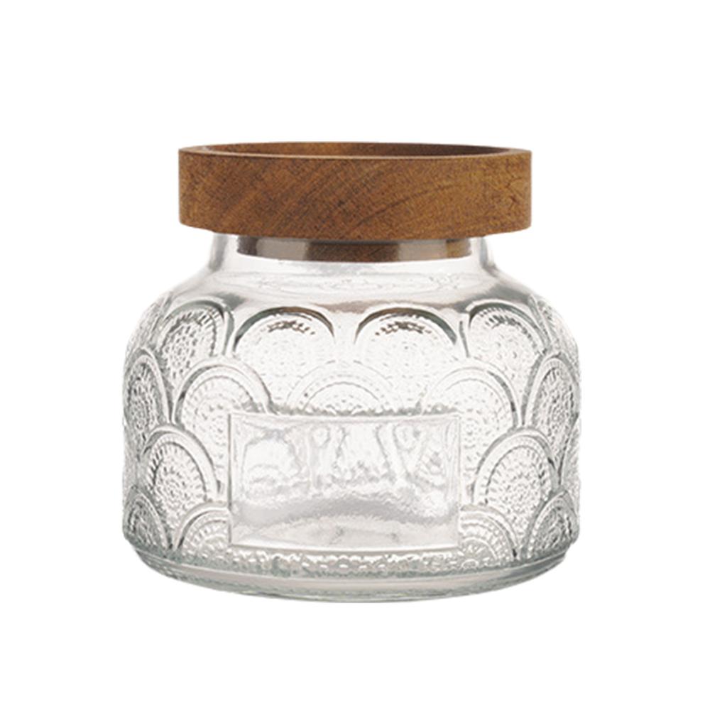 Практичная стеклянная банка для хранения Прочный контейнер с прозрачным дизайном Идеально подходит для домашних пекарей и любителей организации