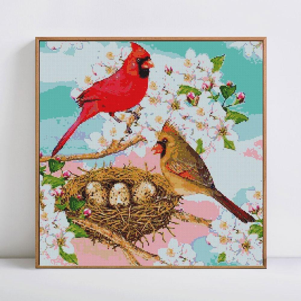 5D DIY Diamond Painting Animal Full Round Bird Diamond Embroidery Rhinestones Picture