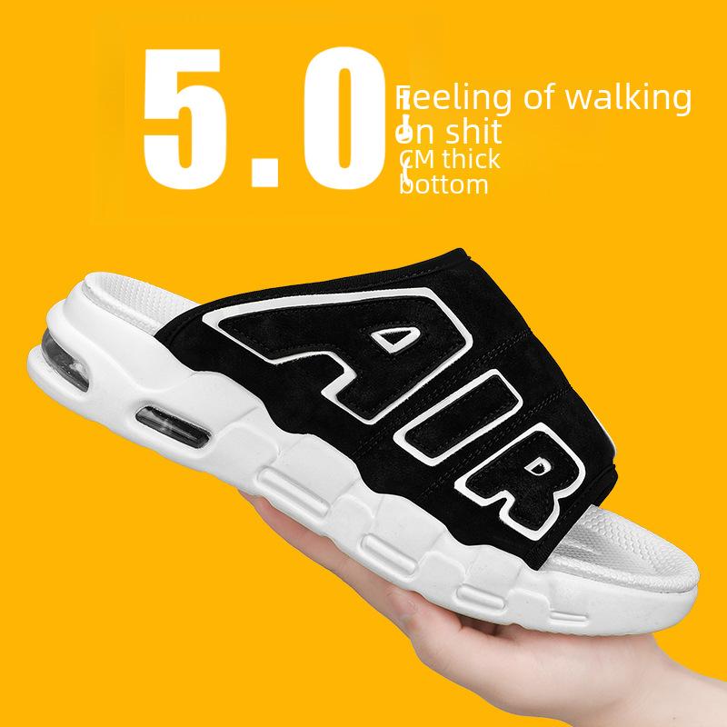 Мужские модные уличные спортивные тапочки большого размера в корейском стиле