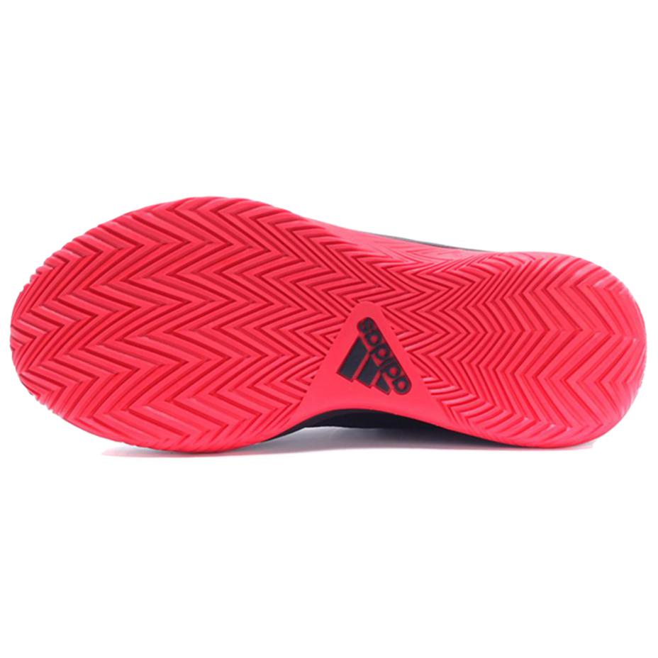 Adidas D Rose Menace 2 Slip Resistant Abrasion Resistant Mid top Basketball Shoes Men's Black Red BB8201