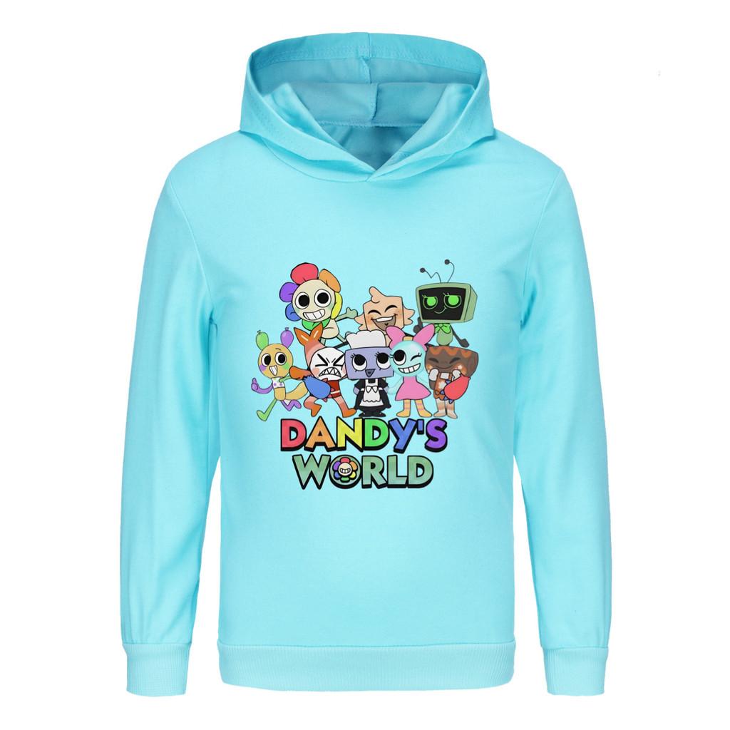 5407 Разноцветный Набор Одежды для Детей Мальчиков Девочек с Принтом Dandy World: Худи Брюки