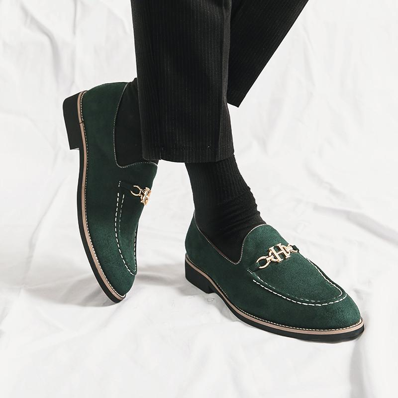 Высококачественная итальянская роскошная мужская обувь, модные замшевые элегантные мужские туфли, деловые повседневные формальные туфли для мужчин, светская обувь