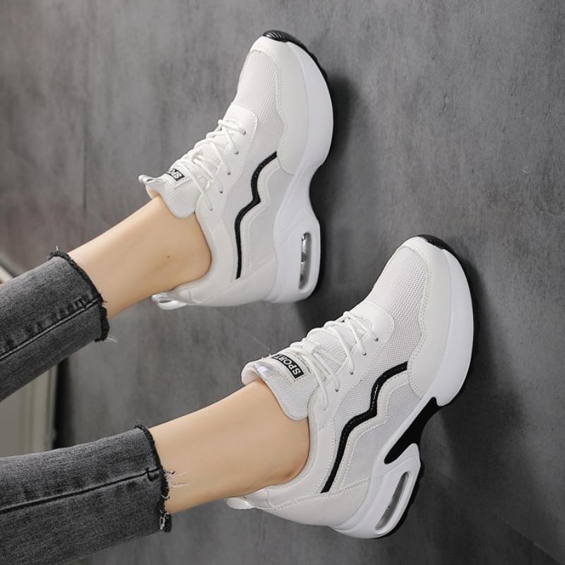 Новые модные женские дышащие кроссовки, увеличивающие рост