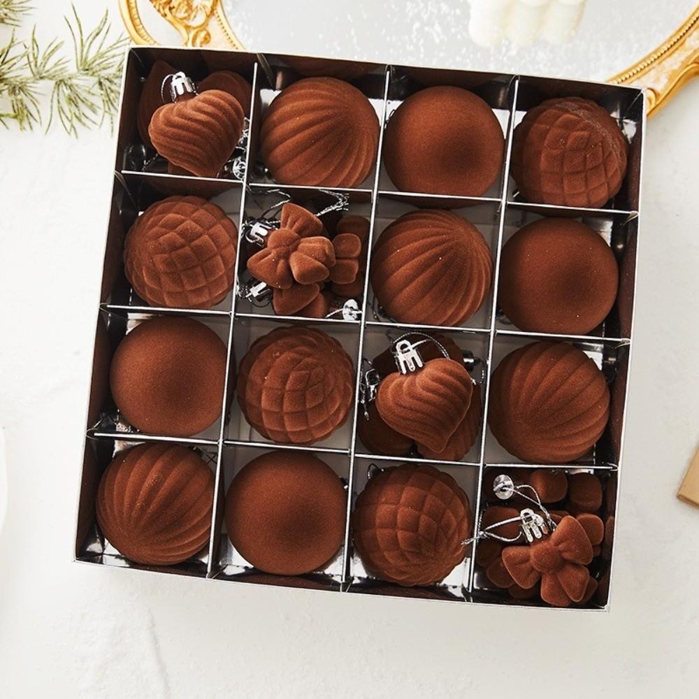 32 шт./набор Рождественские шары Рождественская елка Подвеска 6 см Рождественское украшение Набор рождественских шаров