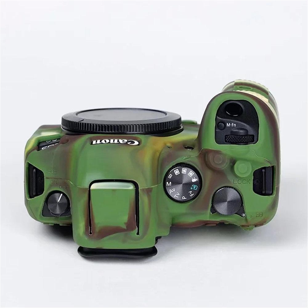 Мягкий силиконовый защитный чехол для корпуса камеры для Canon EOS 600D 650D 700D R10 R7 RP R6 R 7D 77D 5D3 5D4 6D 80D 70D 6DII 1500D 1300D 200D