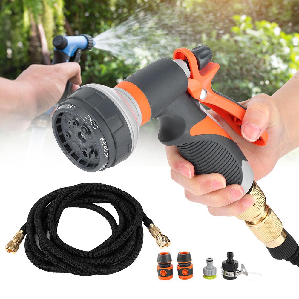 Садовый распылитель для полива, телескопический шланг, комплект для полива растений и цветов, аксессуар для разбрызгивателя