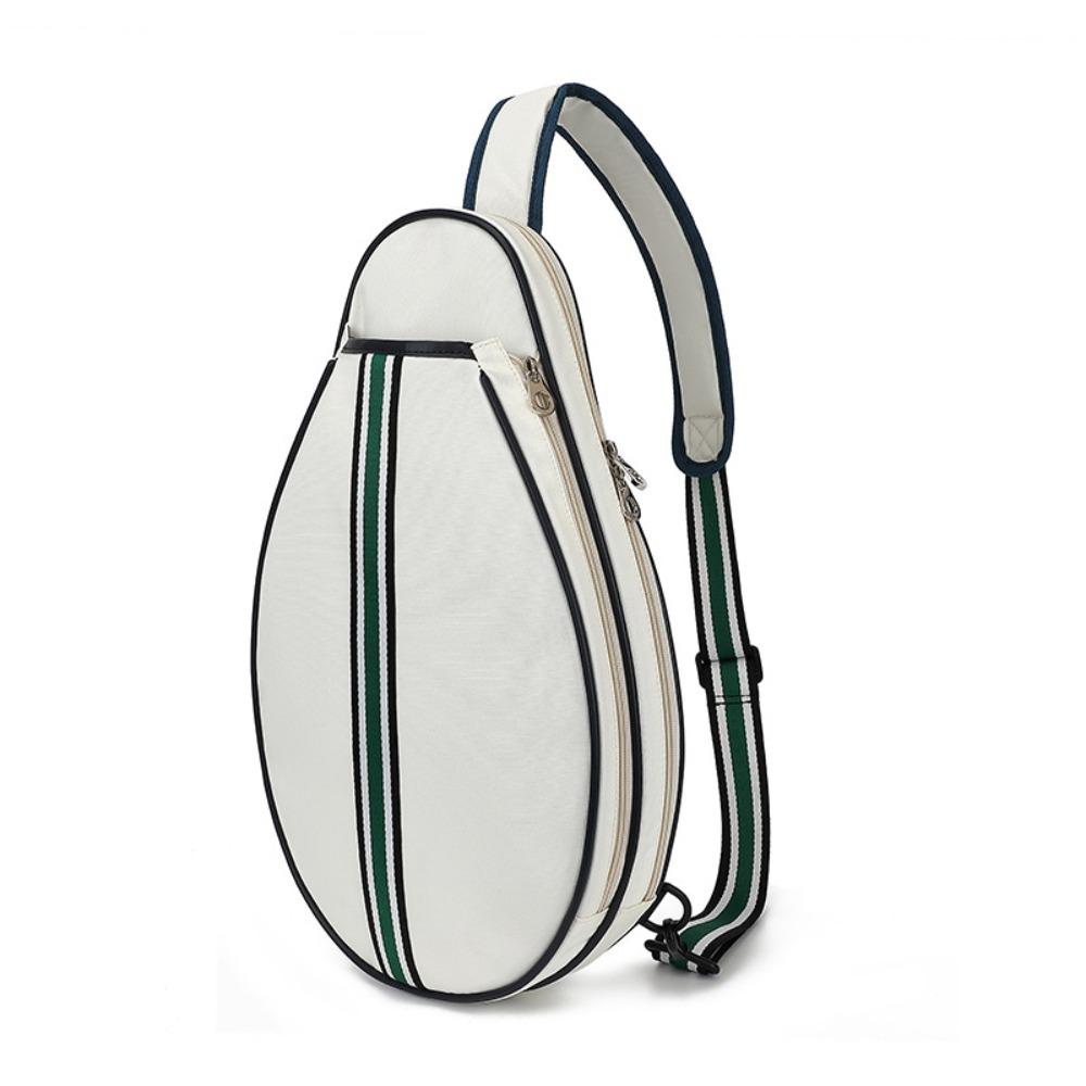 Водонепроницаемая легкая сумка-слинг на молнии для бадминтонных ракеток, тренажеров и оборудования для спортзала