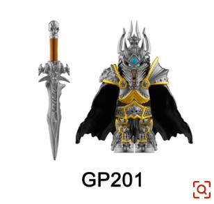 World Of Warcraft Wow Строительные Блоки Лич Кинг Маленькая Фигурка Игрушки Berserk Гатс Строительный Блок Фигурка Праздничный Подарок