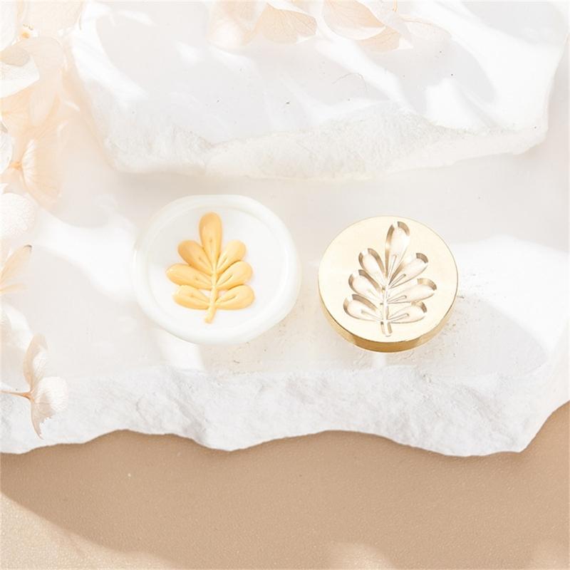Серия «Фруктовые растения» Сургучная печать для рождественских конвертов, открыток, свадебных приглашений, декор, латунная печать с клевером для воска