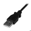 STARTECH 90° Down Angled Mini USB-A To Mini B Cable - 2m - Double Shielded - 90 Degree Connector