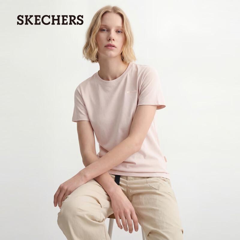 Skechers Женская футболка с коротким рукавом, отводящая влагу L226W101