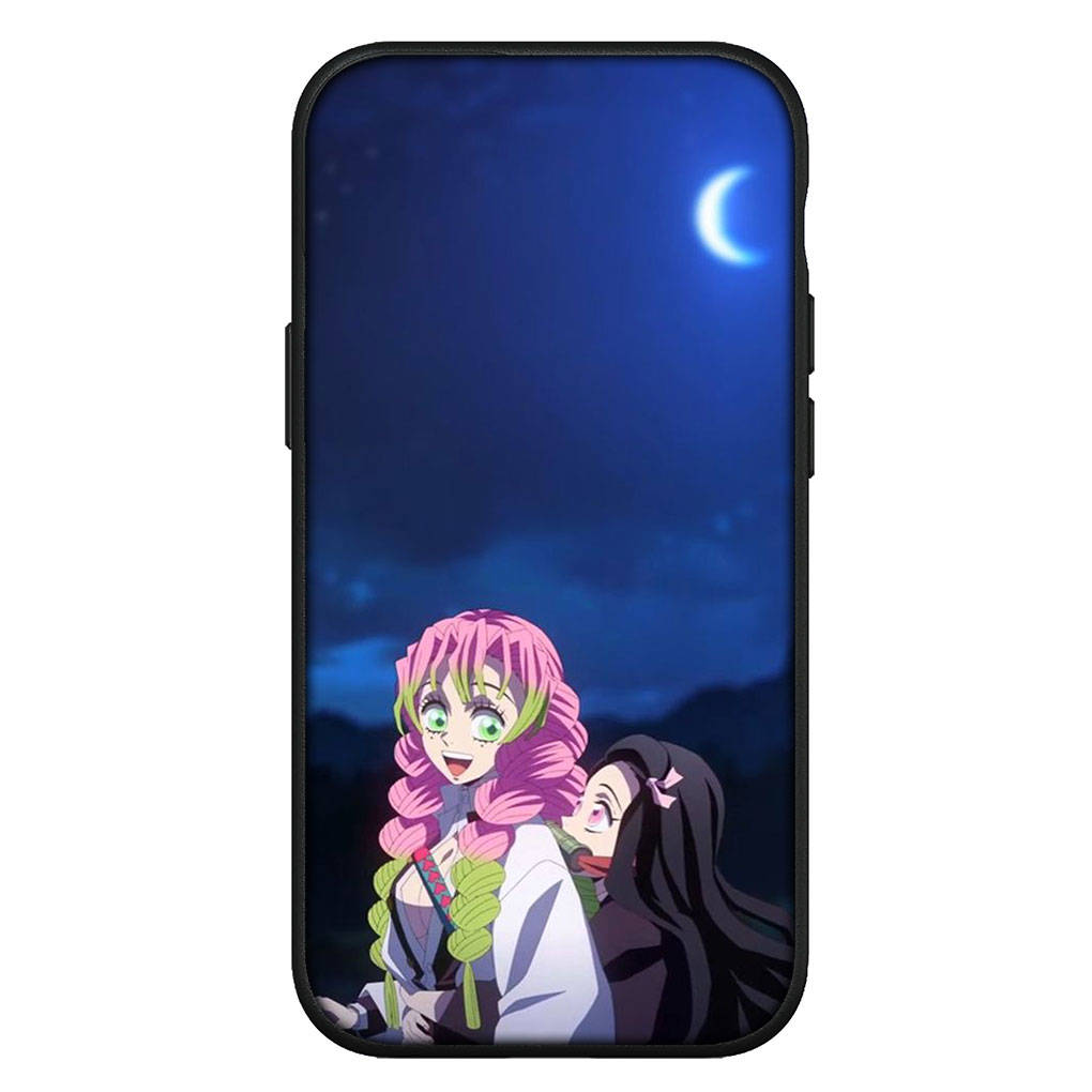 For Samsung Galaxy S24 S23 iPhone 16 15 14 Xiaomi Redmi Note 13 12 11 10 8 Plus 9 Pro Max X XR Phone Case Nezuko Demon Slayer Daki Gyutaro OPPO Huawei
