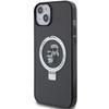 Karl Lagerfeld KLHMP15MHMRSKCK iPhone 15 Plus / 14 Plus 6.7"black/black hardcase Ring Stand Karl&Choupette MagSafe