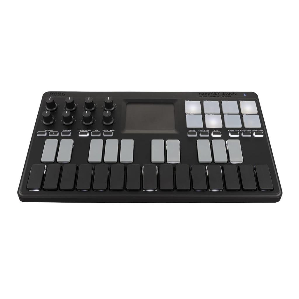 KORG nanoKEY Studio MIDI Keyboard License Included DTM/25-Key/Controller/USB/Wireless/All-in-One/A4 Size/Software NANOKEY-ST