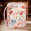 Large-capacity Book Storage Bag Flora Floral Study Bag Stationery Storage Organizer  Student