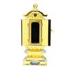 Hasegawa Buddhist Altar, Double Rotating Memorial Tablet, 3-inch, Pure Gold, with Center Plate, Original, Separate Lacquer, Rotating Memorial Tablet,