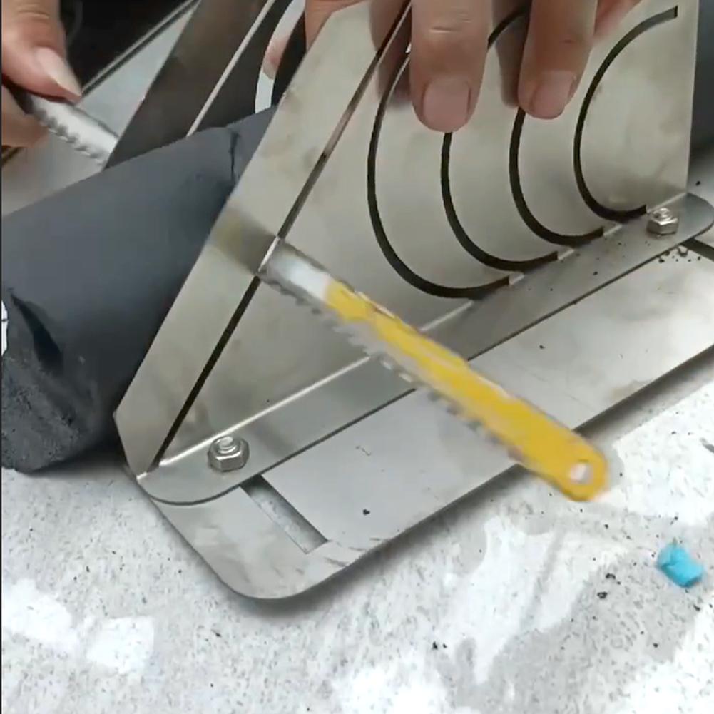 45. Резак для труб из резиновой изоляции, инструмент для резки пенопластовых труб, инструмент для кондиционирования воздуха, вспомогательный инструмент E5N1