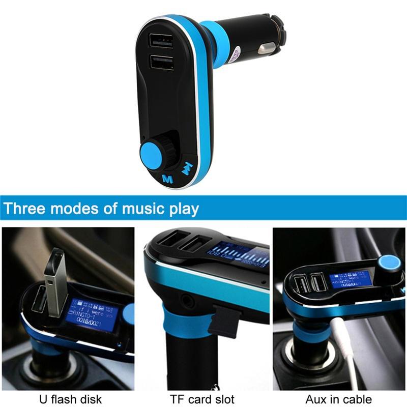 MP3 Play FM-передатчик Handsfree Автомобильное зарядное устройство Bluetooth AUX Аудио Музыкальный Адаптер