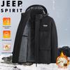 Мужская утепленная куртка с капюшоном на флисовой подкладке JEEP SPIRIT