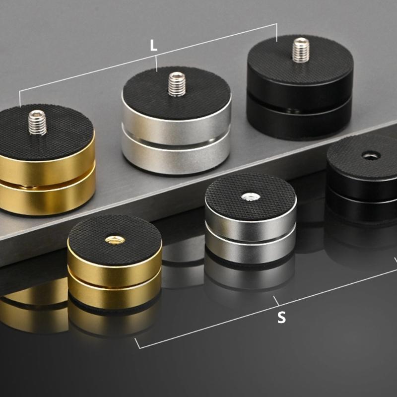 Виброгасящие ножки для аудиоаппаратуры, усилителя. Легкая установка, не требуются винты. Алюминиевая ножка.