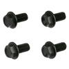 DIRTFREAK F7651 Алюминиевые фланцевые болты M6 x 12 мм 4 штуки Черный Dirt Freak (Старый номер детали: D58-51-512)