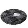 Luxury Round Soft Faux Sheepskin Fur Area Rugs Washable Wool Bedside Carpet