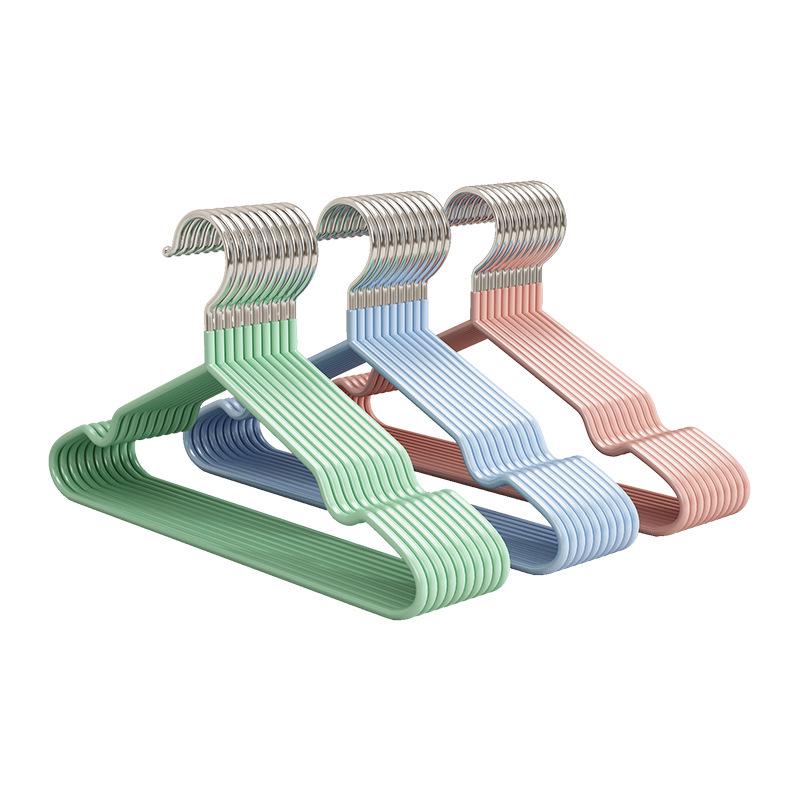 Очень толстая нескользящая вешалка с диповым покрытием для взрослых и детей - Решение для сушки одежды без следов