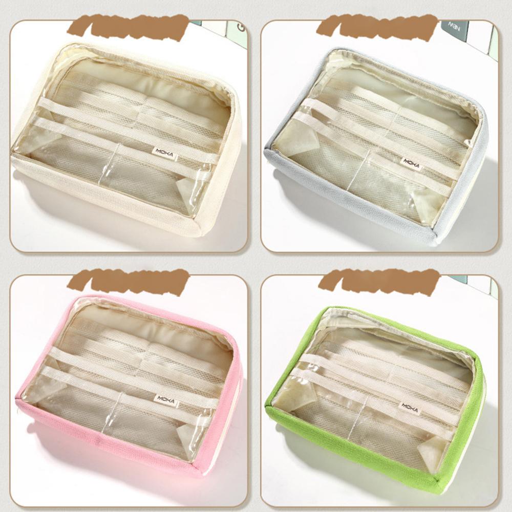 Прозрачный пенал большой вместимости, новая сумка для ручек, для студентов