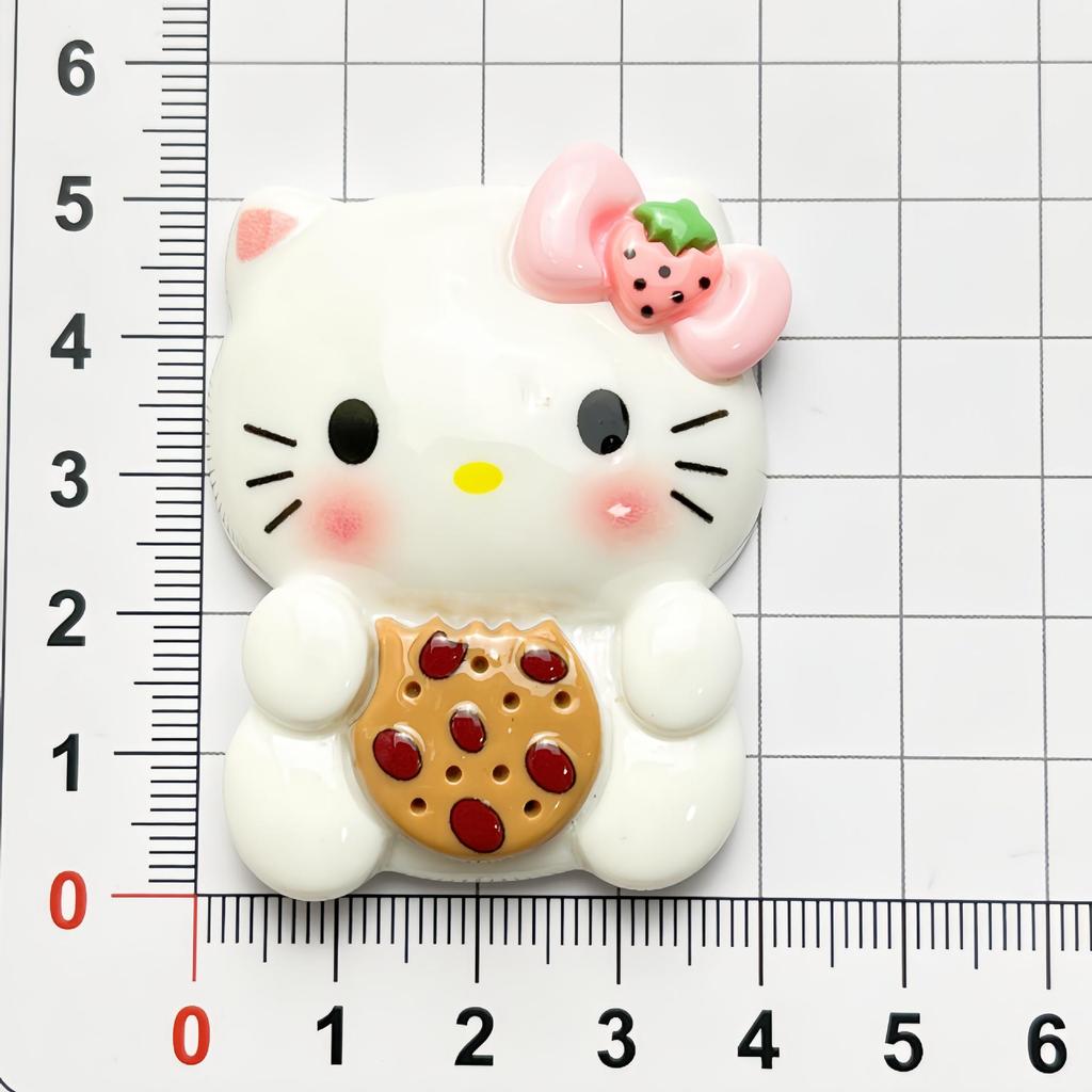 Мультяшные еда-игрушки Sanrio Смоляные аксессуары для DIY заколок и украшений для телефона