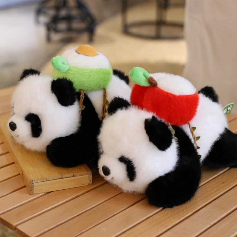Giant Simulation Cute Panda Plush Toy Doll Silly Travel Souvenir Mascot Gift