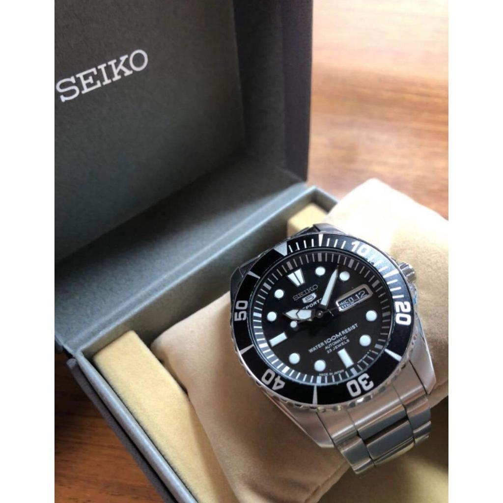 Used Seiko 5 SEIKO Five Sports Watch Japan SNZF17J1 Diver Watch Automatic