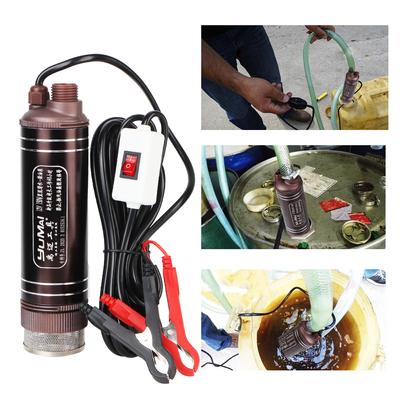 Высокомощный самовсасывающий масляный насос Mini Корпус из алюминиевого сплава 45 л/мин 12 В экстрактор всасывания жидкости для перекачки дизельного масла воды погружной перекачки топлива